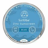 Suntribe Mineral Sports & Face קרם הגנה - SPF 30 - הכל טבעי - אבץ 100% - שונית בטוחה - 4 מרכיבים - עמיד במים (45 גרם) (כחול)