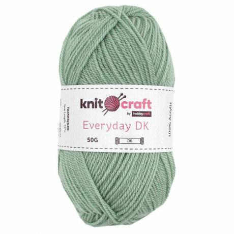 Knitcraft Mint Green Everyday DK Yarn 50 גרם