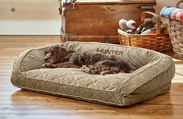 מיטת כלבים מסוג Orvis ComfortFill-Eco™