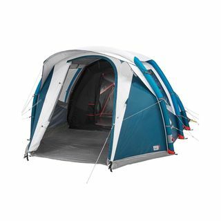 אוהל קמפינג משפחתי Decathlon Quechua Air Seconds 4.1 XL Fresh & Black