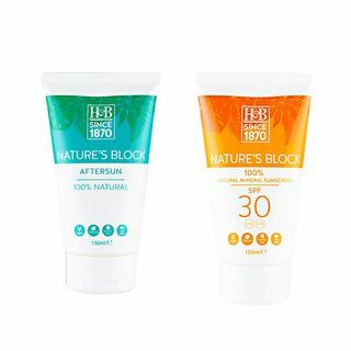 Holland & Barrett Natures Block Sun Cream SPF 30 & Aftersun Bundle 150 מ" ל