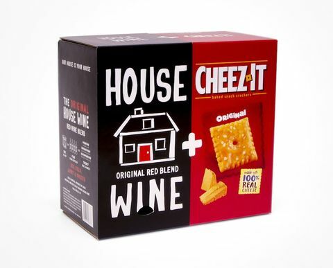 יין הבית + Cheez-It
