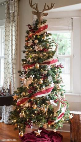 עץ חג המולד האדום