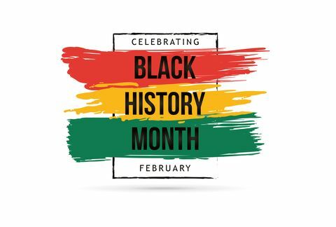 היסטוריה שחורה חודש לחגוג וקטור איור עיצוב גרפי היסטוריה שחורה חודש