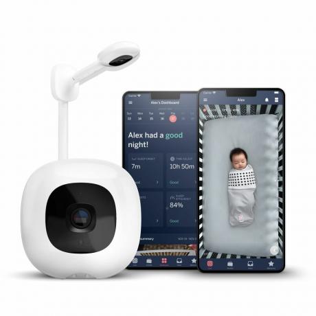 Pro Smart Baby Monitor & מתלה קיר
