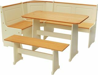 Haversham Solid Pine Corner Set & Bench