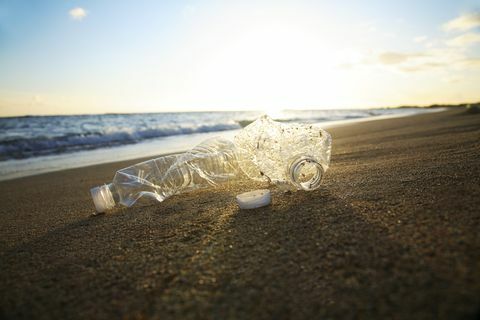 הוואי, אוהו, בקבוק מים על החוף