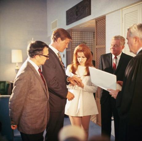 חתונת לאס וגאס ב -1967 של אן-מרמט ורוג'ר סמית '.